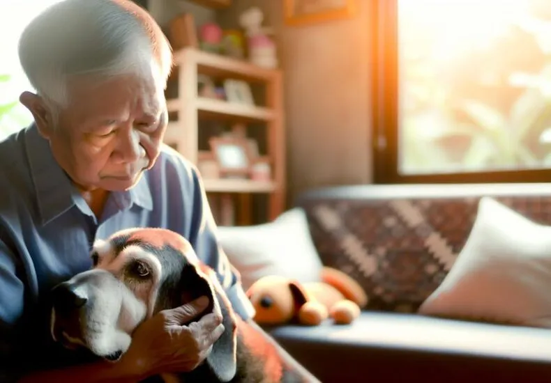 elderly dog vet visits