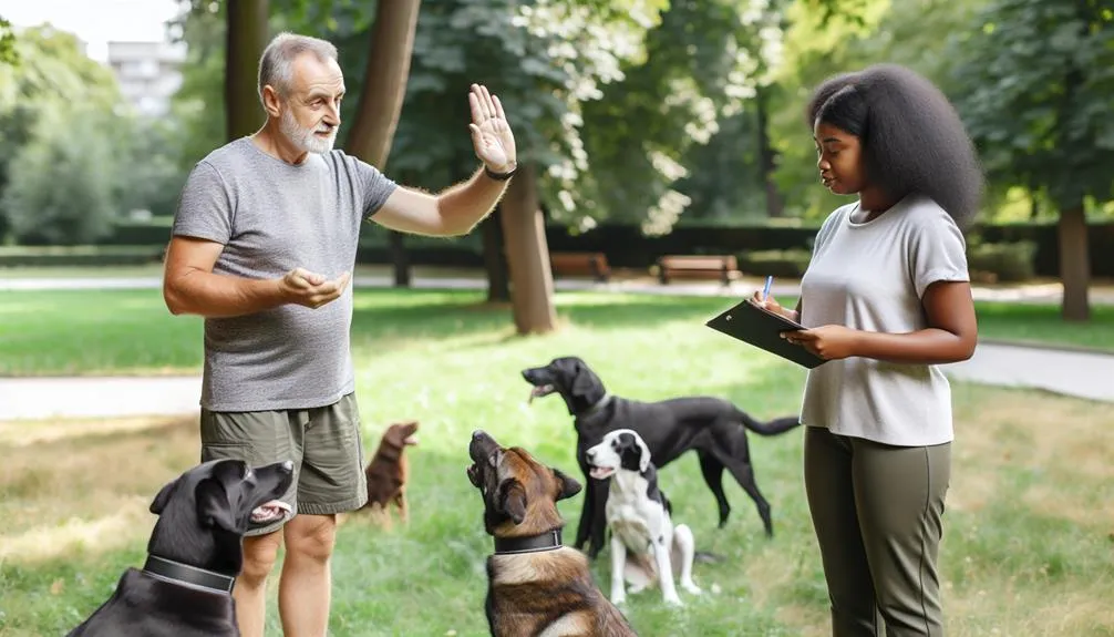 improving trainer dog interaction